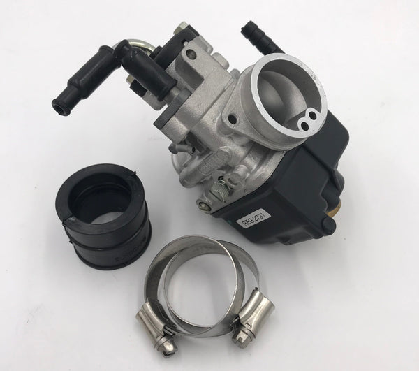 PHBL25 Carburettor, cable choke, rubber, clips & elbow