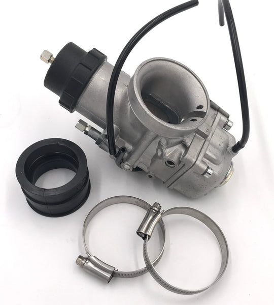 VHSB34 Carburettor, cable choke, rubber, clips & elbow