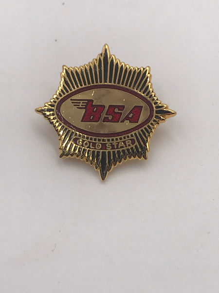 Pin Badge BSA Gold Star