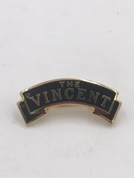 Pin Badge Vincent Gold